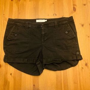 Torrid Black Military Shorts